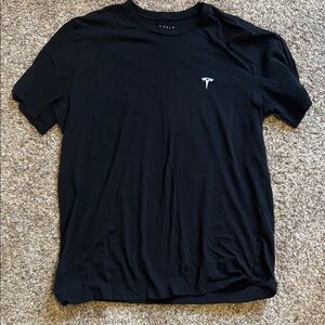 Tesla Classic Black Short Sleeve Tee